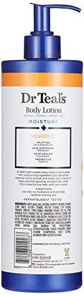 & 3 & Citrus with Body of C Teal's Dr. Pack Lotion Glow Radiance Vitamin Essential Oils 18oz