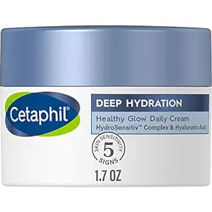 & 1.7 48 Hour Vitamin Dry Face Hyaluronic Skin Healthy Deep Skin, Acid, Cetaphil oz, Vitamin With Glow Daily Moisturizer B5 E Face Sensitive for Hydration Cream,